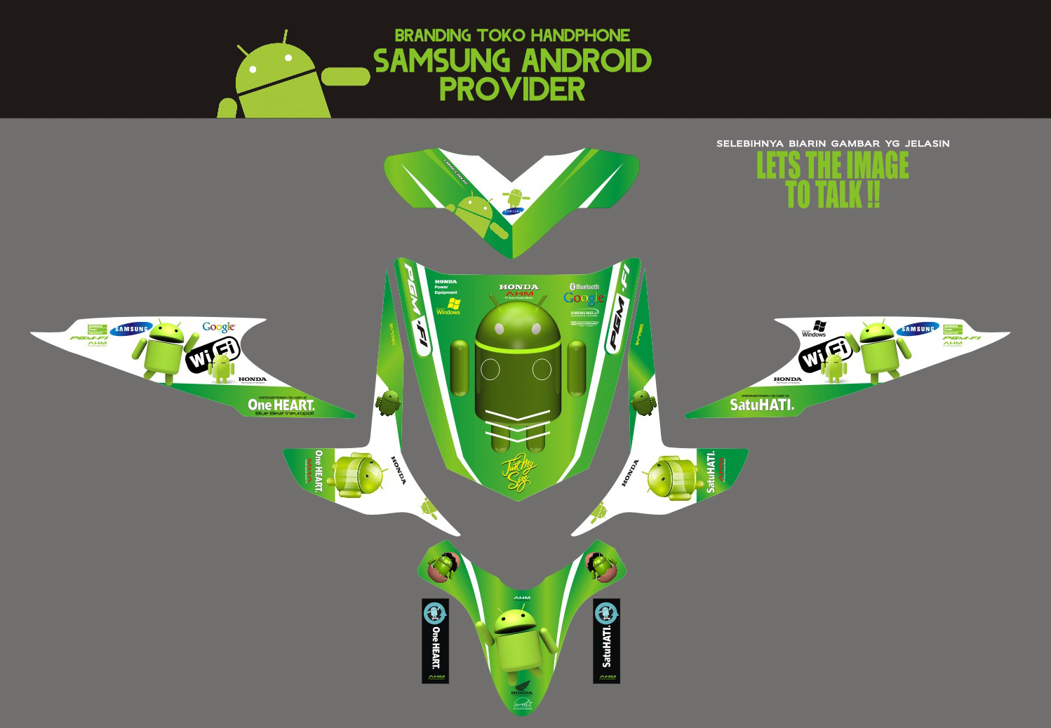SM35 HONDA BEAT-SAMSUNG ANDROID-HIJAU SolusiPrint